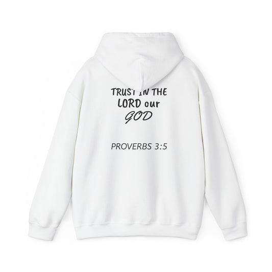 Faith-Inspired Unisex Hoodie with Proverbs 3:5
