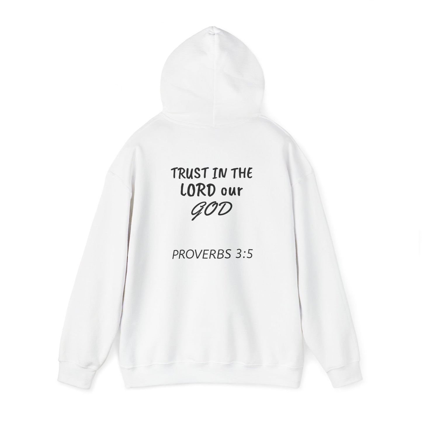 Faith-Inspired Unisex Hoodie with Proverbs 3:5