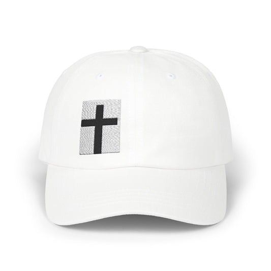 Classic Dad Cap with Cross Embroidery - Stylish Faith-Inspired Hat for Everyday Wear